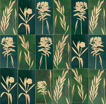Mosaic House Moroccan tile CH-Oleander 10-24 Green Sea Green  chiseled field 